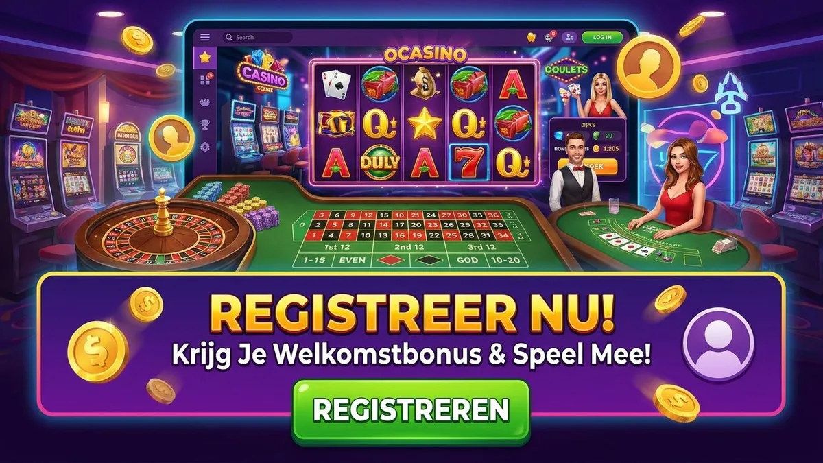 Registreren met bonus